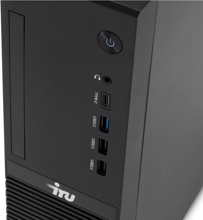 Компьютер IRU Planio 310H6SFC черный (2153504)