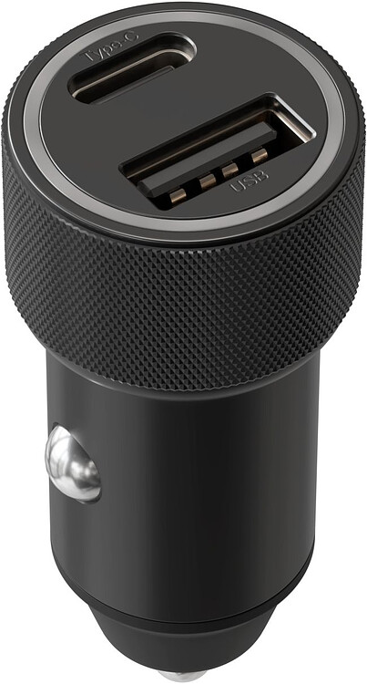 Автомобильное зарядное Wiiix UCC-4-2-15 3A USB-A/Type-C черный