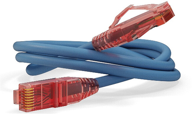 Патч-корд Hyperline PC-LPM-UTP-RJ45-RJ45-C5e-3M-LSZH-BL