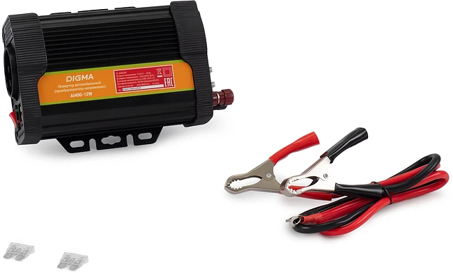 Автоинвертор Digma AI400-12W