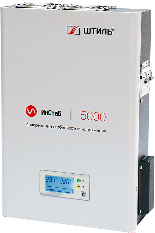 Стабилизатор напряжения Штиль ИнСтаб 4500Вт 5000ВА белый (IS5000)