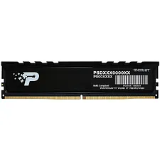 Оперативная память Patriot Signature Premium 16GB DDR5 DIMM PC5-44800 (PSP516G560081H1)