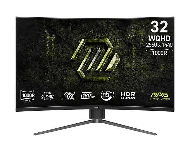 Монитор MSI MAG 325CQPF E18 (9S6-3DC14H-204)