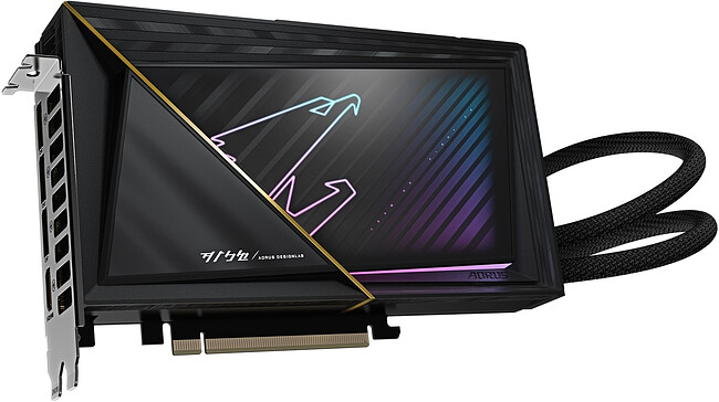 Видеокарта GigaByte AORUS GeForce RTX 5080 Xtreme Waterforce 16G GDDR7 (GV-N5080AORUSX W-16GD)