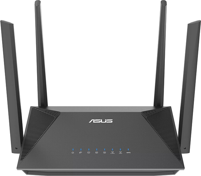 Роутер Asus RT-AX52 черный (90IG08T0-MO3H00)