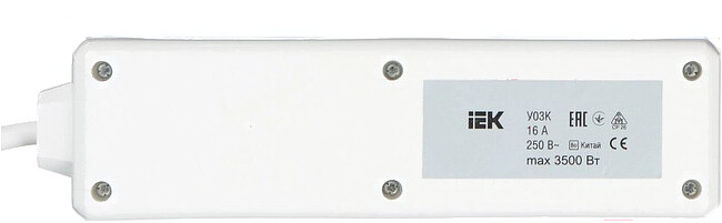 Удлинитель IEK У03К (WYP10-16-03-05-ZK-N)