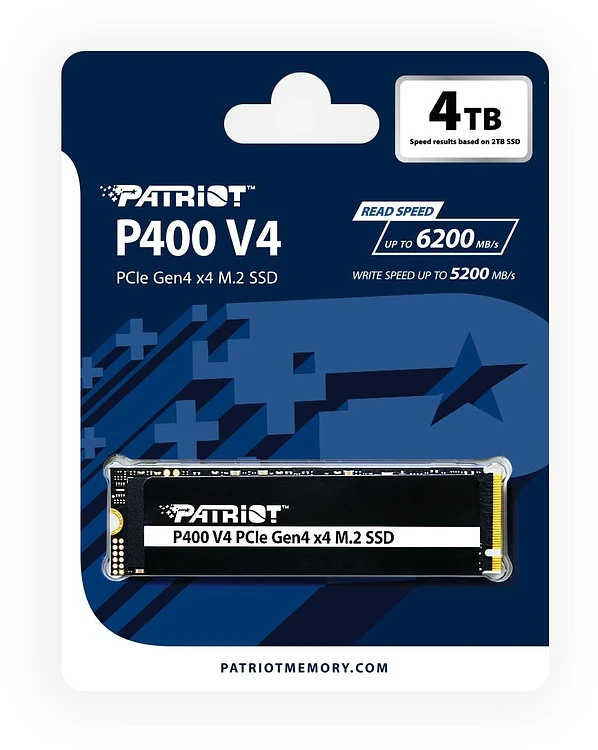 SSD диск Patriot P400 V4 4TB (P400VP4TBM28H)