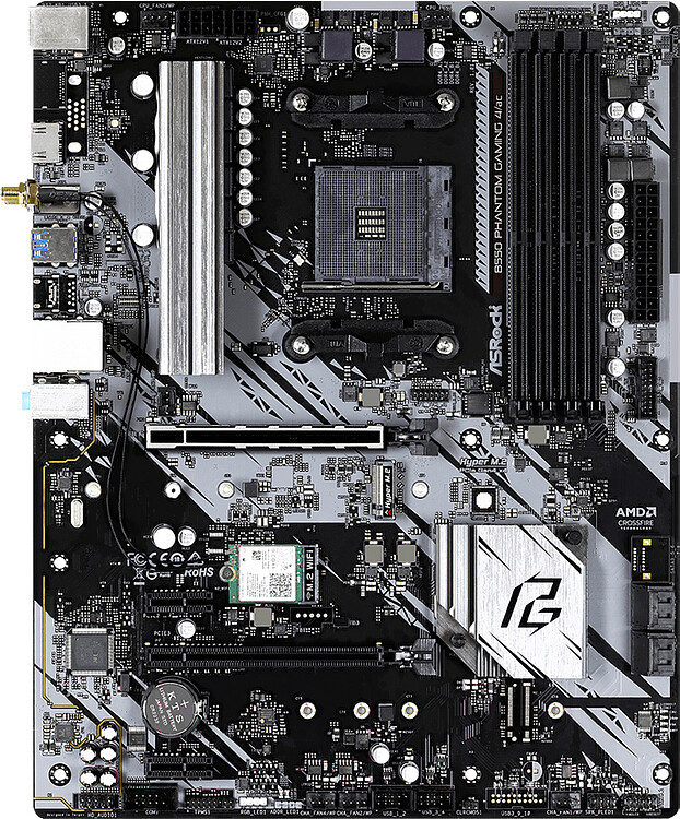 Материнская плата ASRock B550 Phantom Gaming 4/ac