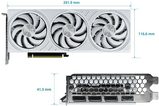 Видеокарта Palit GeForce RTX 5070 White OC 12Gb GDDR7 (NE75070U19K9-GB2050W)