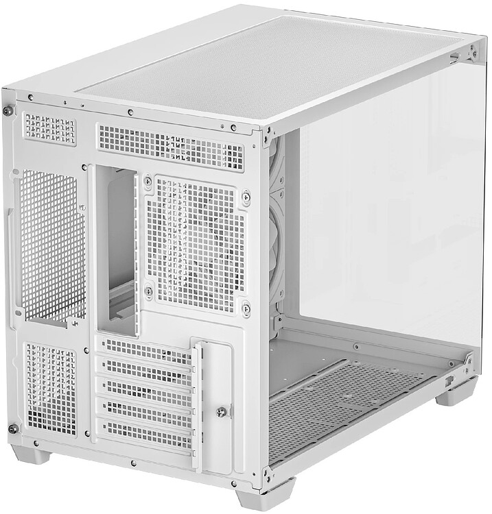 Корпус DeepCool CG330 3F WH mATX без БП белый (R-CG330-WHNGM3-G)