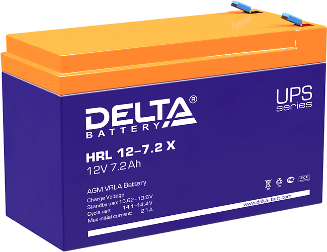 Аккумулятор для ИБП Delta HRL 12-7,2 X