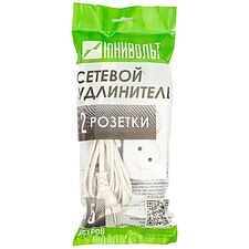 Удлинитель Юнивольт 00-00000393 белый