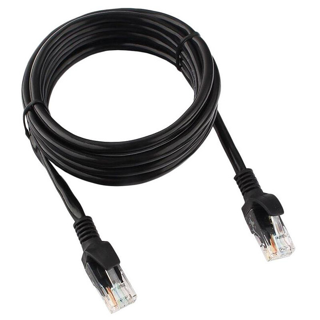 Патч-корд Cablexpert PP12-1.5M/BK Black