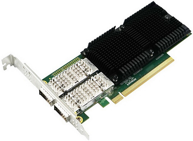 Сетевая карта Lr-Link LRES1014PF-2QSFP28 Сетевая карта Lr-Link LRES1014PF-2QSFP28