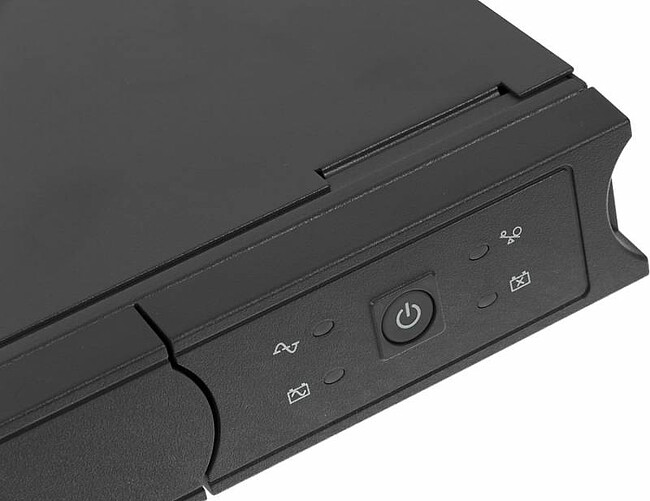 Источник бесперебойного питания APC Smart-UPS SC черный (SC450RMI1U)