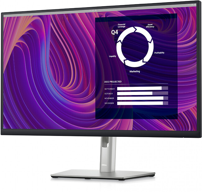 Монитор Dell P2723D черный (210-BDDX)