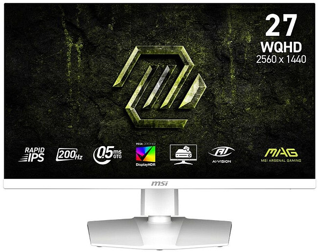 Монитор MSI MAG 274QRFW E20 White (9S6-3CF99T-011)
