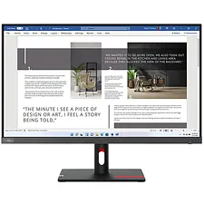 Монитор Lenovo ThinkVision S27i-30 черный (63DFKAT4UK)
