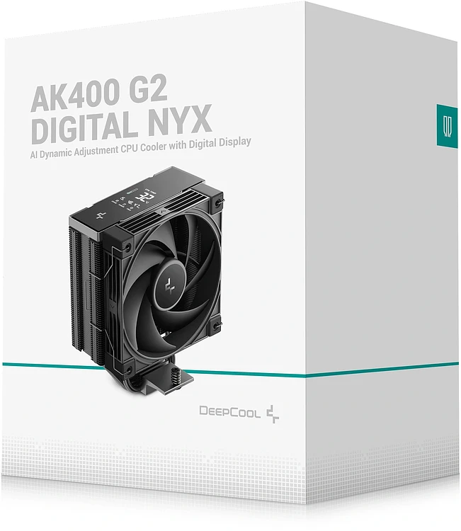 Кулер для процессора DeepCool AK400 G2 Digital NYX черный (R-AK400G2-BKNNMN-GJD-1)