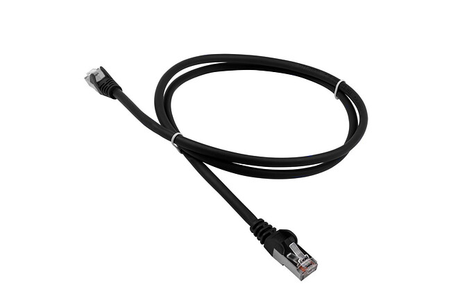 Патч-корд Lanmaster LAN-PC45/S5E-3.0-BK черный