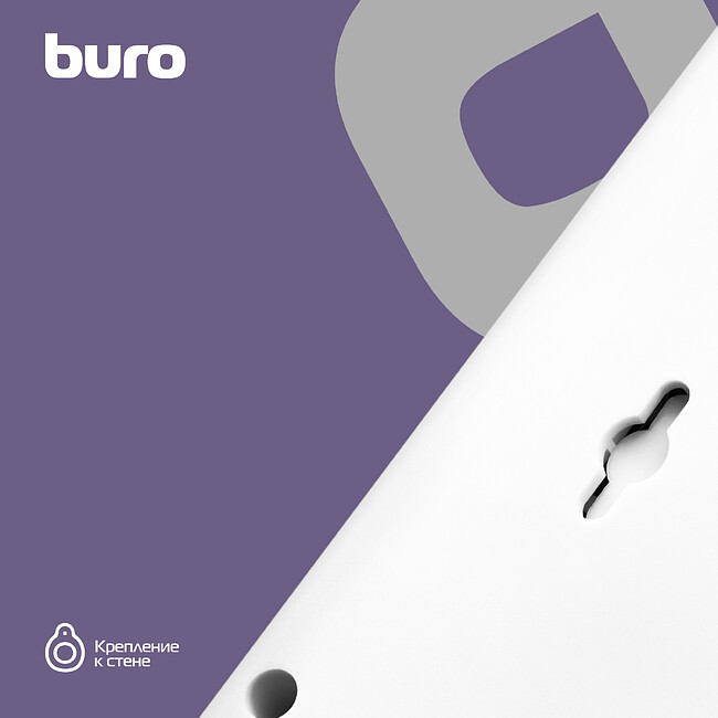 Сетевой фильтр Buro 500SH-1.8-SW-W