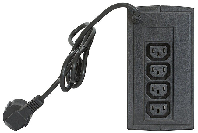 Источник бесперебойного питания Импульс Юниор 850 черный (JN85104)