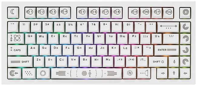 Клавиатура Дарк Проджект CM81 Zeno White (DP-CM81ZWC)