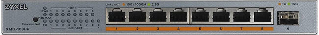 Коммутатор Zyxel XMG-108HP-EU0101F