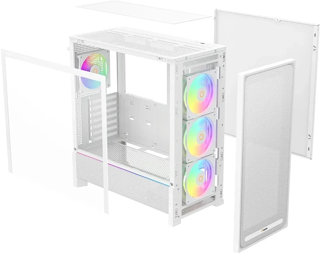 Корпус Ocypus Delta C70 WH ARGB без БП белый (Delta-C70-WHG400XX-GL)