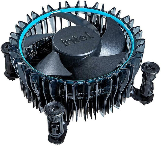 Кулер для процессора Intel Laminar RM1 AL+Cu 65W Blue LED (M23901)