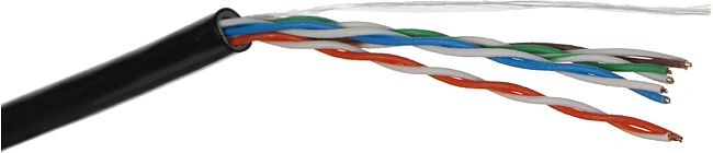 Кабель сетевой Buro BU-CCA-050-OUTDOOR cat5E 305м черный