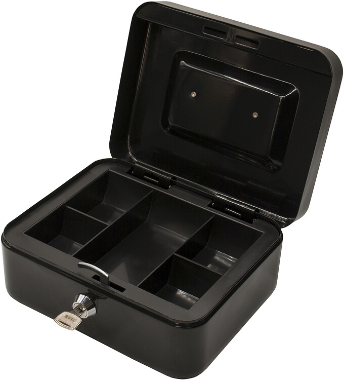 Ящик для денег Silwerhof 1873391 черный