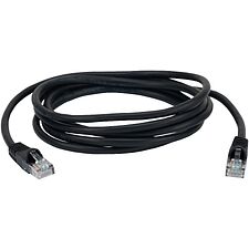 Патч-корд Buro UTP cat5E 2м черный RJ-45 (m)-RJ-45 (m)