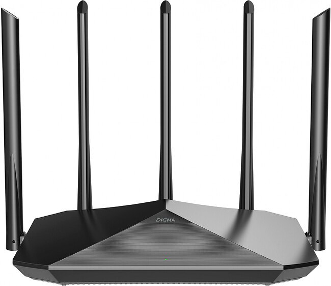 Роутер беспроводной Digma DWR-AX1501 черный