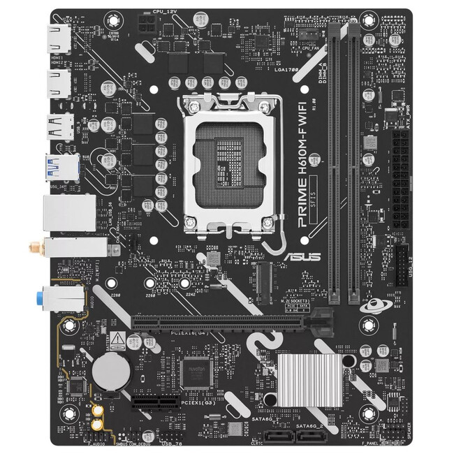 Материнская плата ASUS Prime H610M-F WIFI DDR5 (90MB1NS0-M0EAY0)
