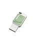 USB Flash-накопитель Netac UA31 128GB белый/зеленый (NT03UA31N-128G-32GN)