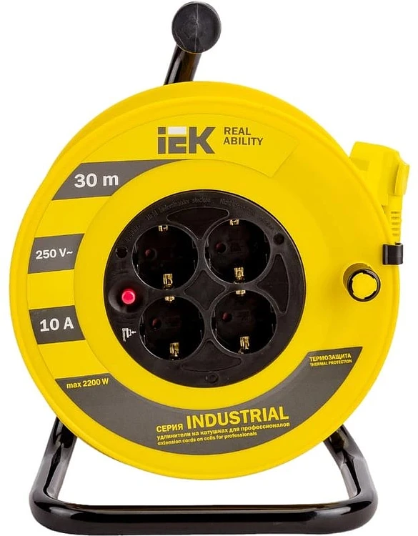 Удлинитель на катушке IEK Industrial УК30 (WKP14-10-04-30)