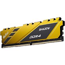 Оперативная память Netac Shadow 16Gb DDR4 Yellow (NTSDD4P26SP-16Y)