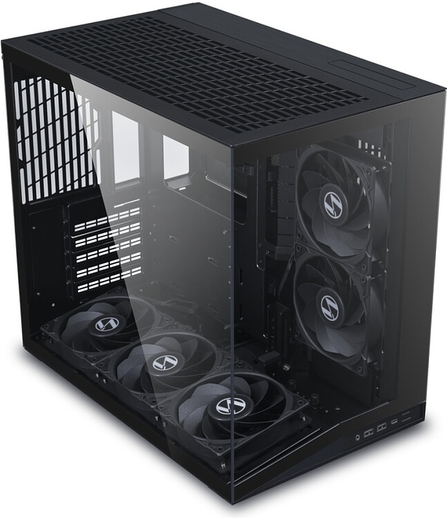 Корпус Lian Li O11 Dynamic Mini V2 Flow ATX без БП черный (G99.O11DMIV2FX.00)