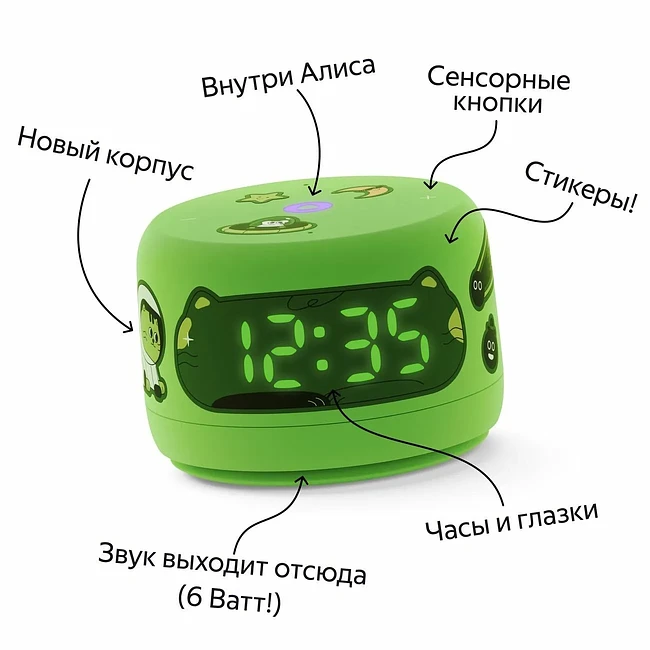 Умная колонка Яндекс Станция Лайт 2 зеленый (YNDX-00026GRN)