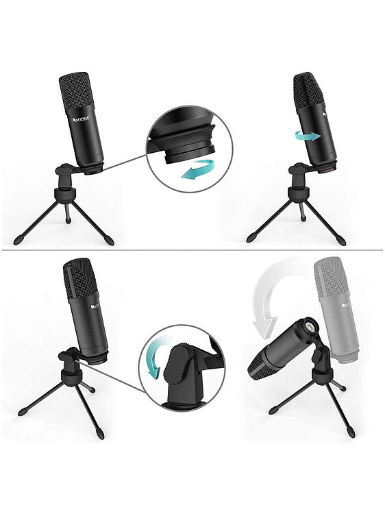 Микрофон Fifine K730 черный