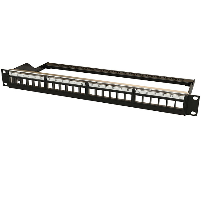 Патч-панель Hyperline PPBL6-19-24-RM