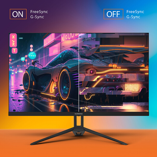 Монитор SunWind SUN-M27BA108 черный