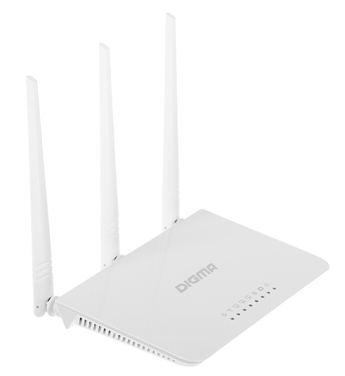 Wi-Fi роутер Digma DWR-N302 белый