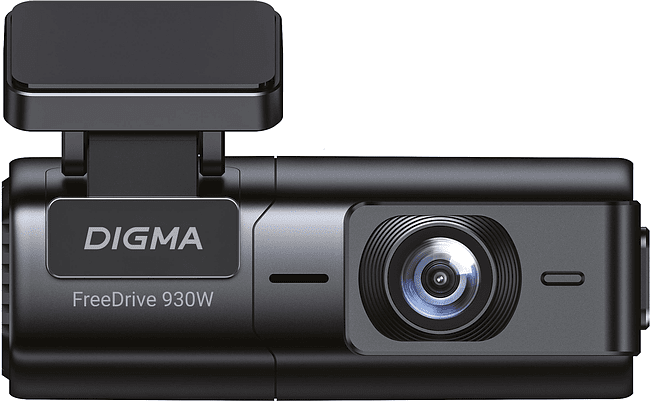 Автомобильный видеорегистратор Digma FreeDrive 930W черный (FD930W)
