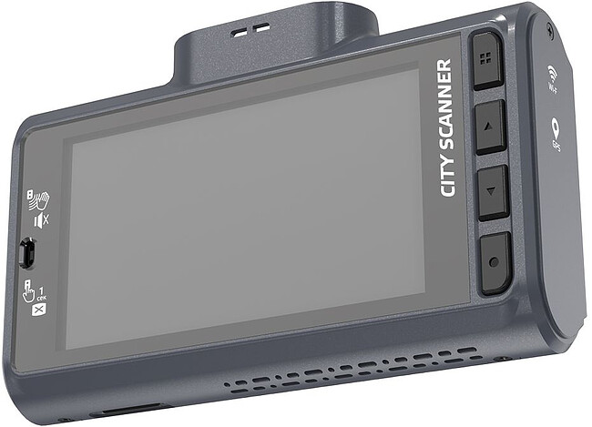 Автомобильный видеорегистратор SilverStone F1 CityScanner 4K темно-серый