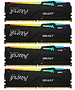 Оперативная память Kingston Fury Beast Black RGB DDR5 4x32GB (KF556C40BBAK4-128)