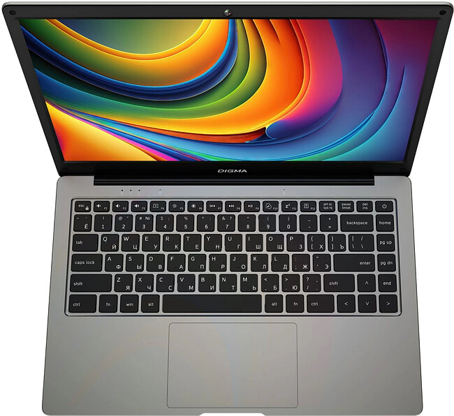 Ноутбук Digma EVE P4850 8/256Gb Dark Grey (DN14N5-8CXW01)