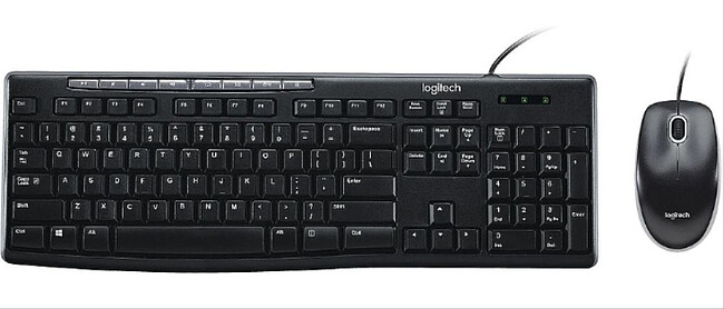 Набор периферии Logitech Desktop MK200 черный (920-002694) Набор периферии Logitech Desktop MK200 черный (920-002694)