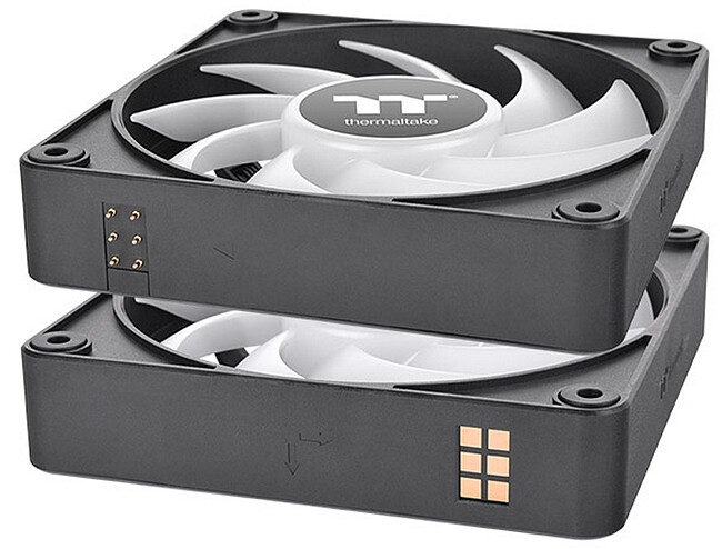 Комплект вентиляторов для корпуса Thermaltake CT120 EX ARGB 3-Fan Pack черный (CL-F181-PL12SW-A)